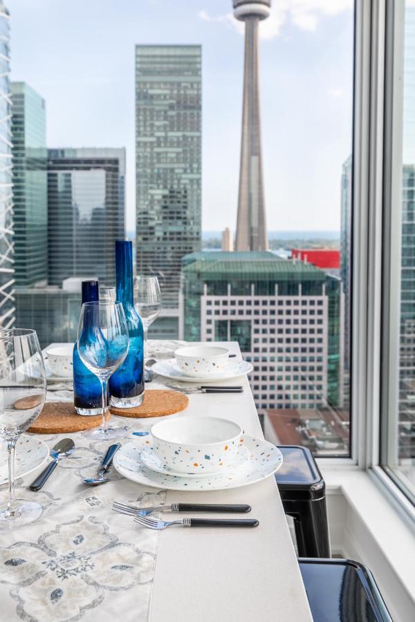 Luxury 2 Bedroom In The Heart Of Entertainment District W/ Cn Tower View Toronto Exterior foto